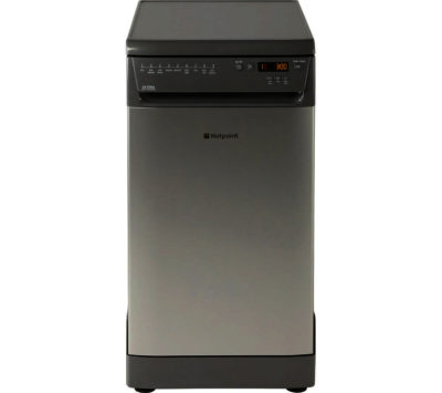 Hotpoint Ultima SIUF22111G Slimline Dishwasher - Graphite